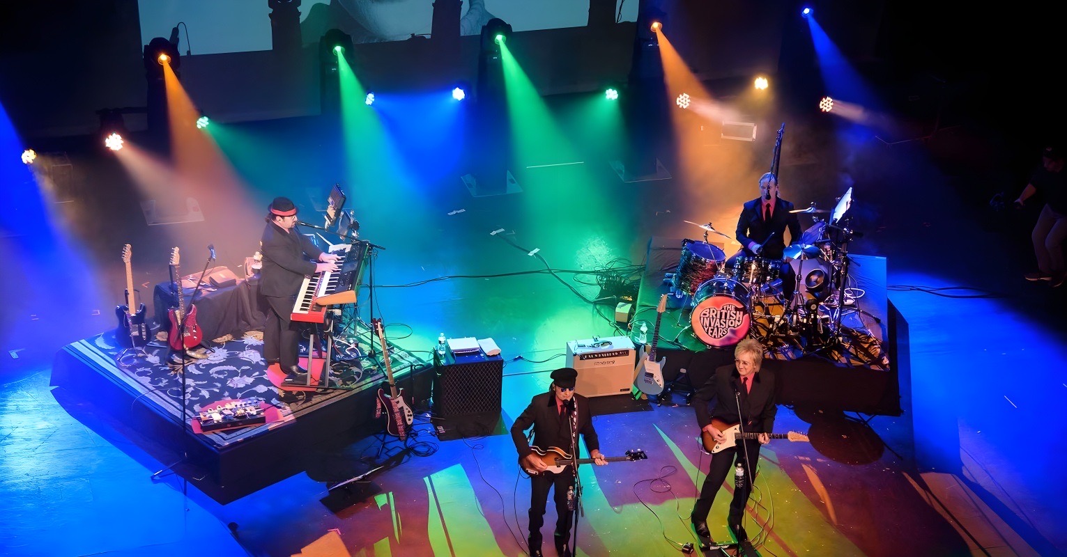 The British Invasion Years — stage overhead multicolor lights